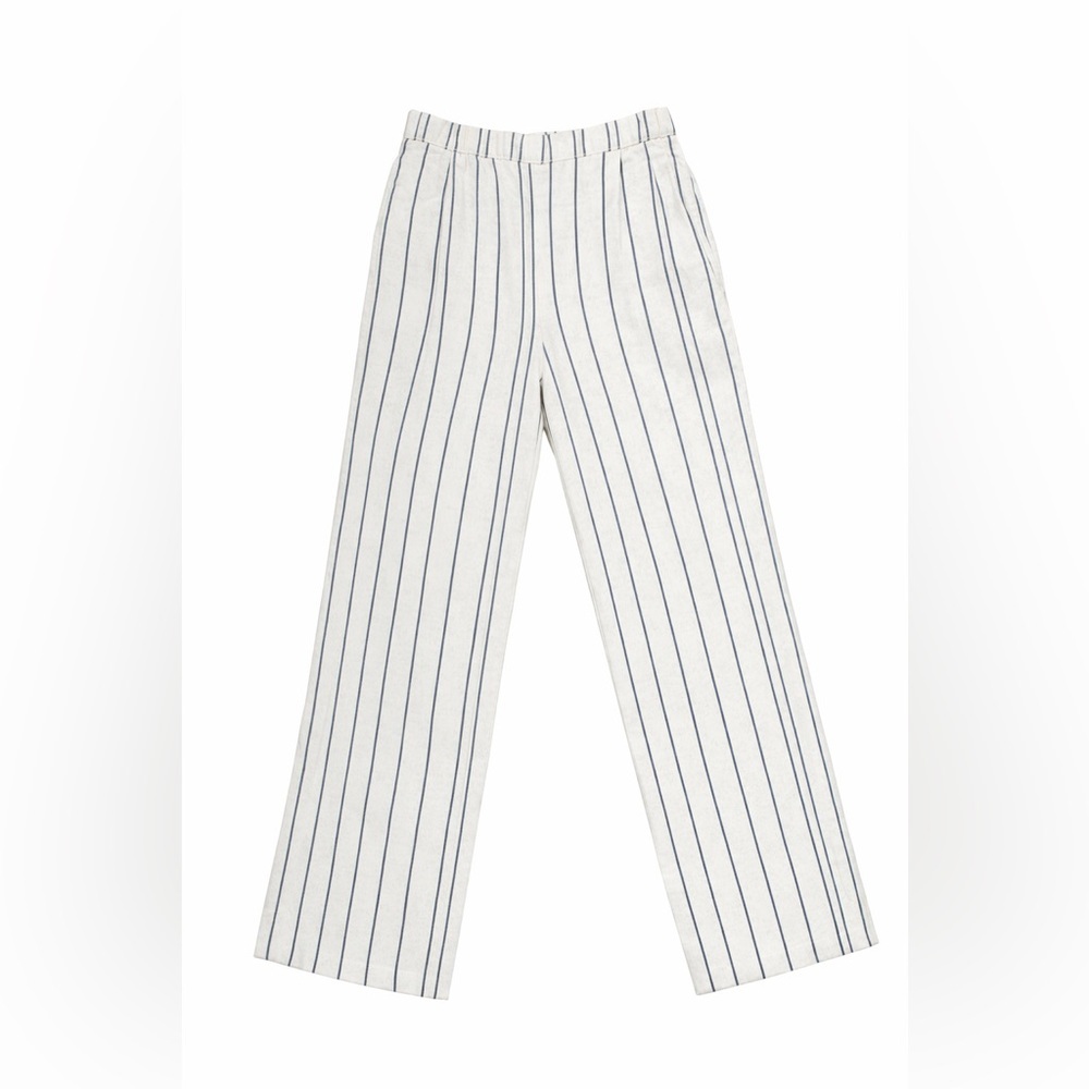 Old Navy Taylor Wide Leg Trouser Extra High Rise Stripe M